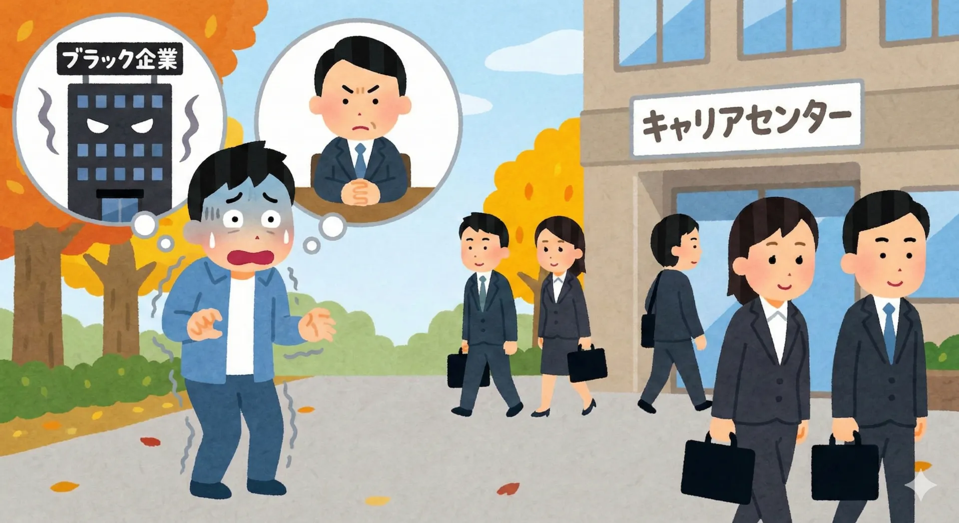 就活解禁の合図が、僕には「処刑台への呼び出し」に聞こえた。ブラック企業を恐れて一歩も動けなかった、情けない季節の話