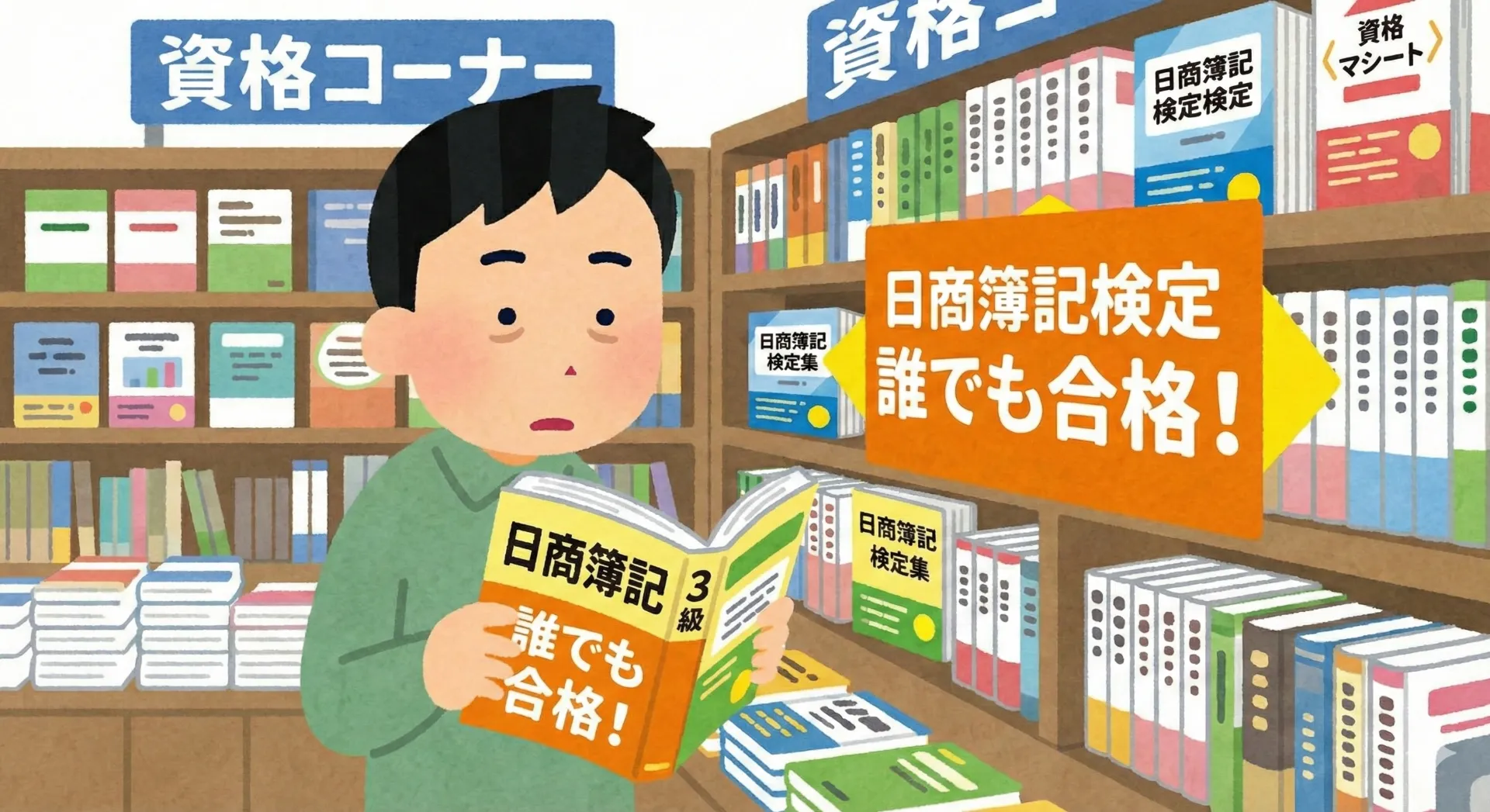 「とりあえず簿記でも」。そんな軽い動機が、人生の命綱になるとは